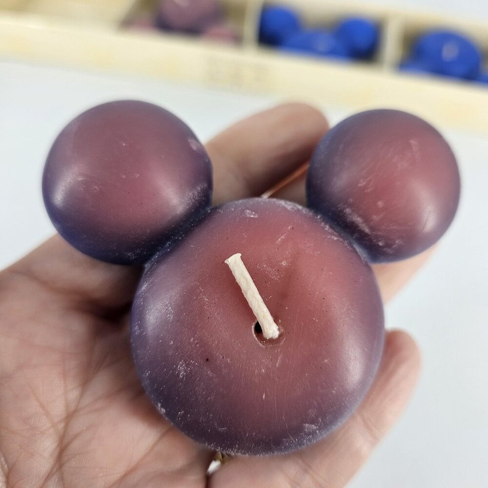 Disney Mickey Mouse Head Floating Candles Set Of 4 Walt Disney World At Home - Picture 4 of 12
